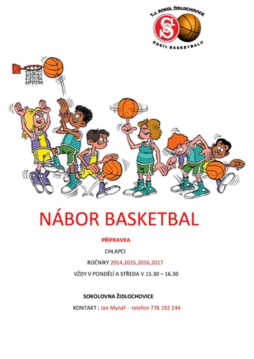 Nábor basketbal 2025